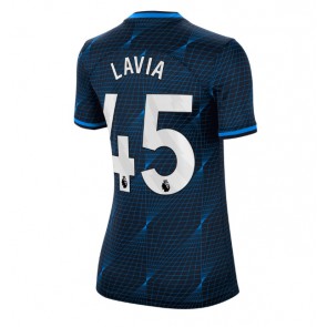 Chelsea Romeo Lavia #45 Bortatröja Kvinnor 2023-24 Kortärmad